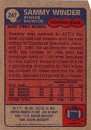 1985 Topps Sammy Winder