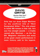 2011 Topps Lineage David Ortiz