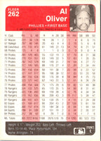 1985 Fleer Al Oliver #262