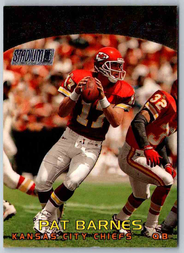 1997 Topps Stadium Club Football Pat Barnes #127