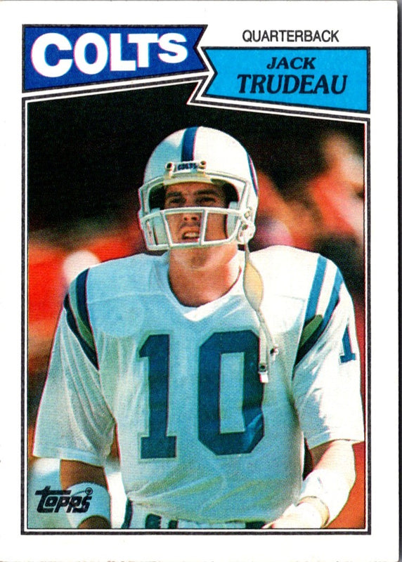 1987 Topps Jack Trudeau #373 Rookie NM+