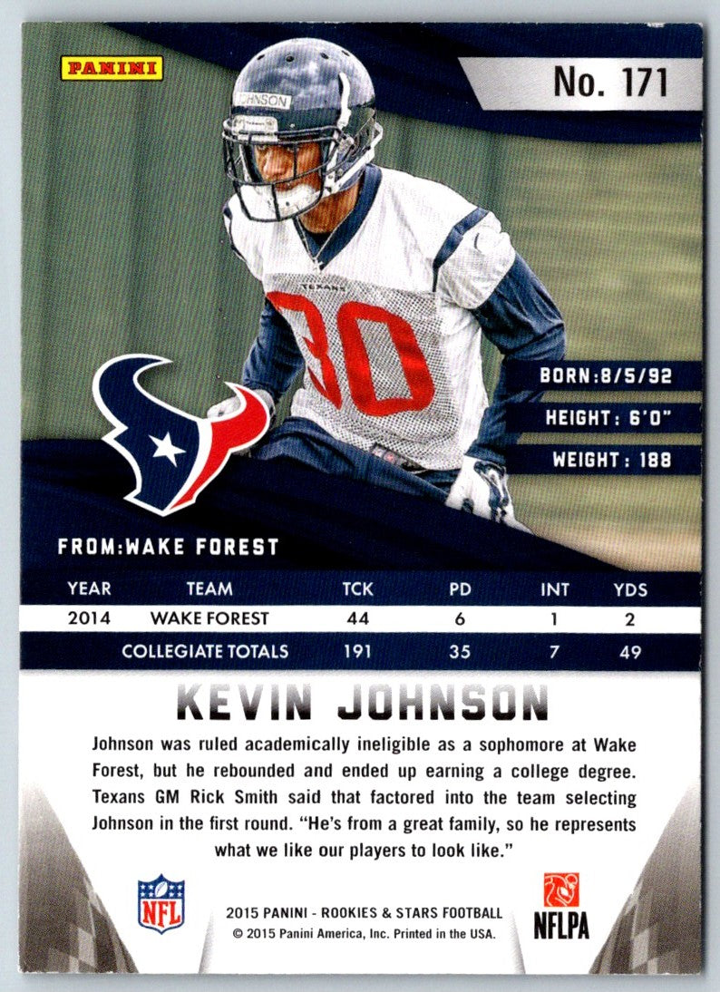 2015 Panini Rookies & Stars Kevin Johnson