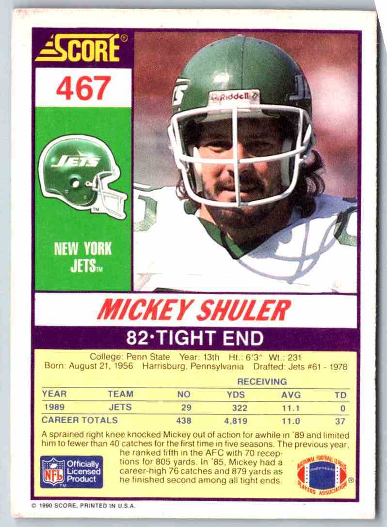 1990 Score Mickey Shuler