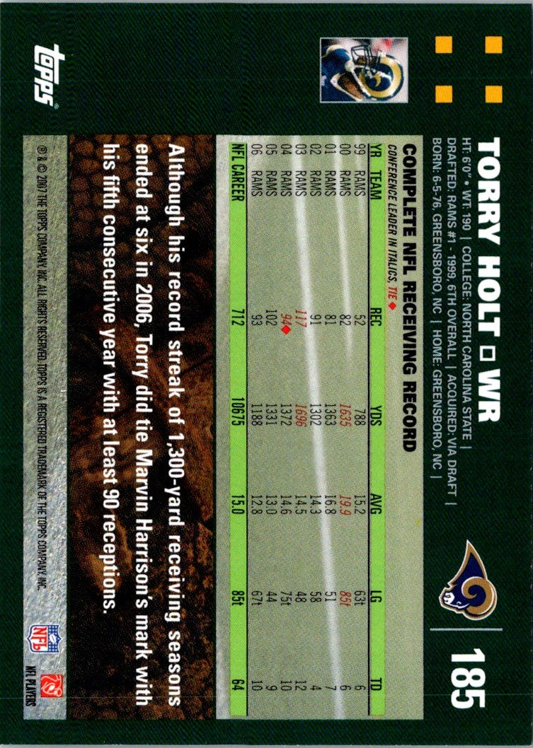 2007 Topps Torry Holt