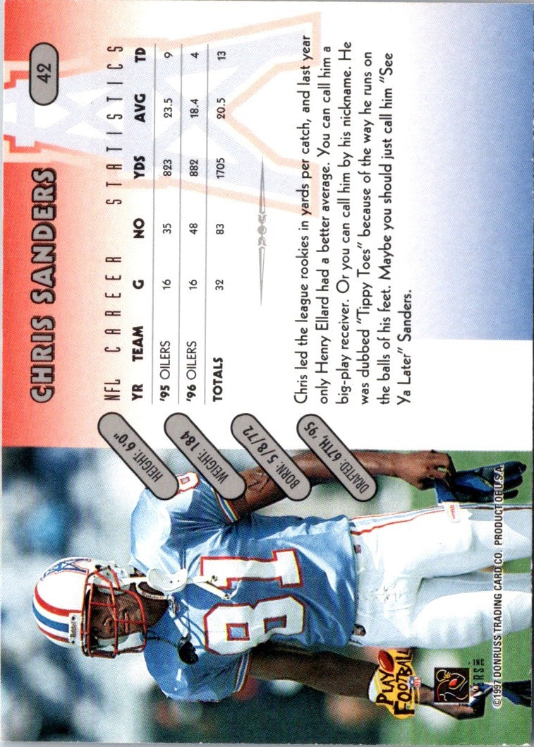 1997 Donruss Chris Sanders