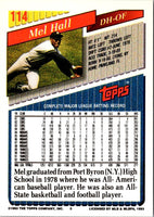 1993 Topps Gold Mel Hall #114