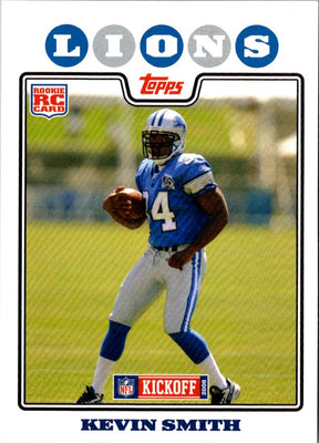 2008 Topps Kickoff Kevin Smith #186 Rookie