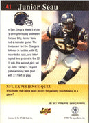 1997 Score Board NFL Experience Junior Seau