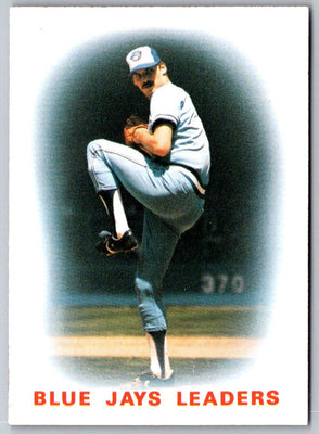 1986 Topps Blue Jays Leaders: Jim Clancy #96