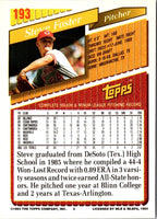 1993 Topps Steve Foster #193