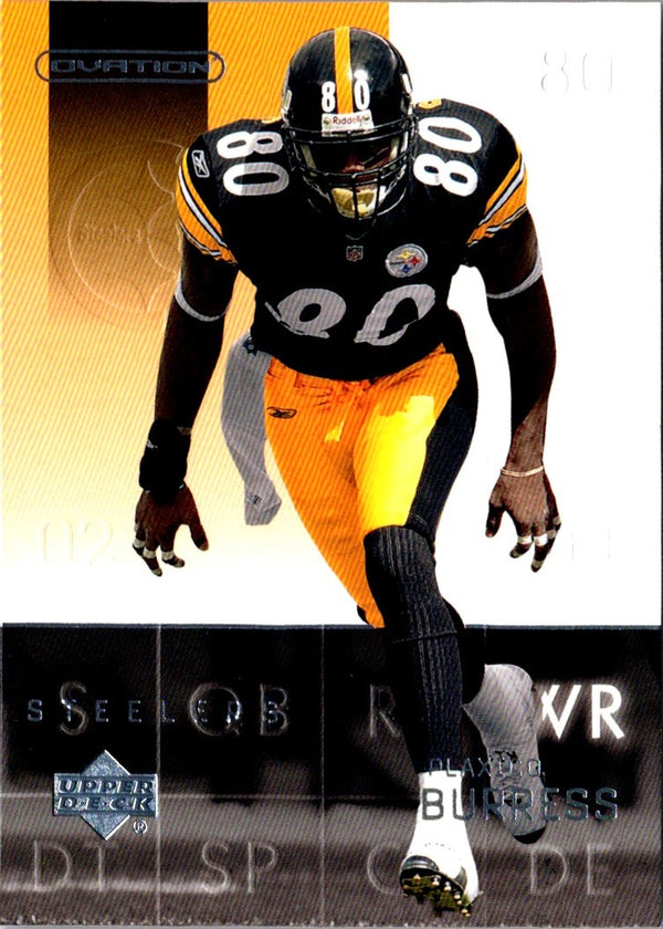 2002 Upper Deck Ovation Plaxico Burress #68