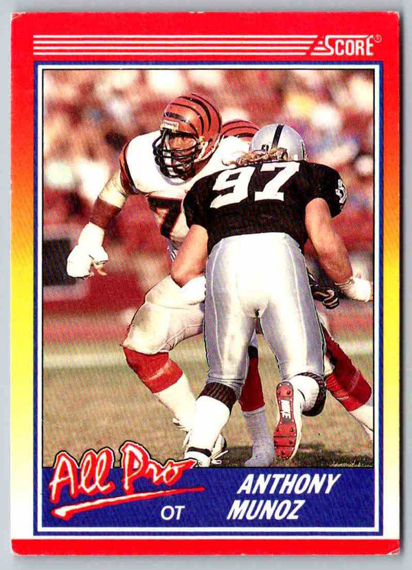 1990 Score Anthony Munoz #587