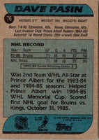 1986 Topps Dave Pasin #76 Rookie