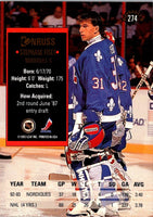 1993 Donruss Stephane Fiset #274