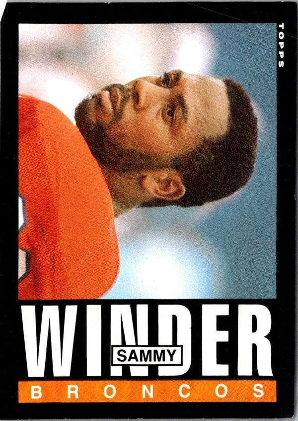 1985 Topps Sammy Winder #247