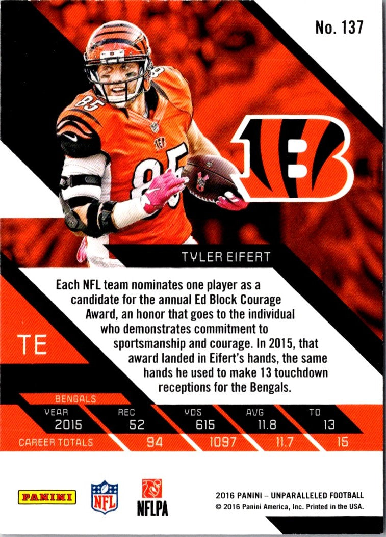 2016 Panini Unparalleled Tyler Eifert