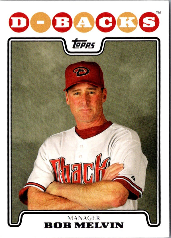 2008 Topps Bob Melvin #27