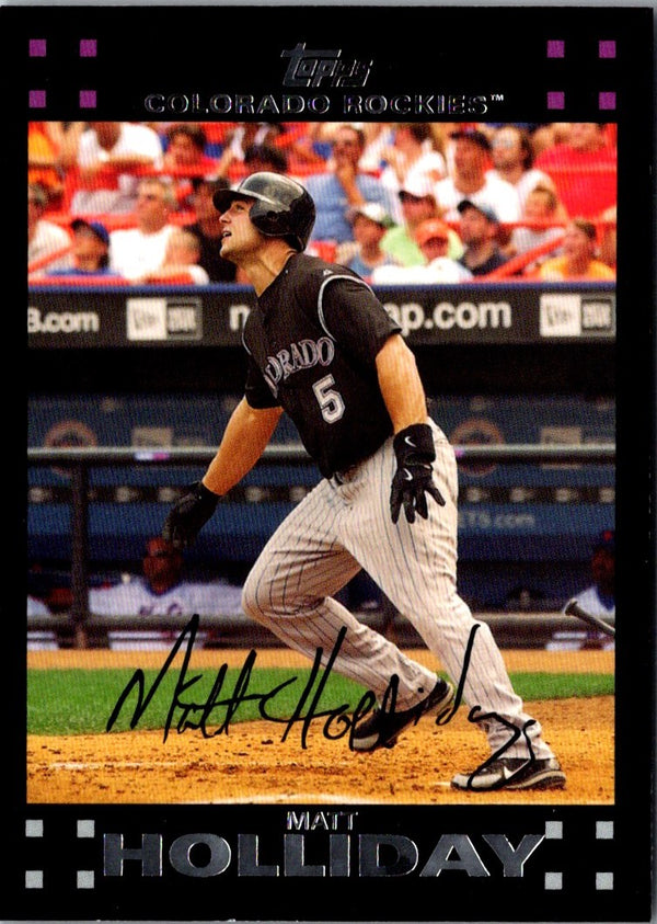 2007 Topps Matt Holliday #290