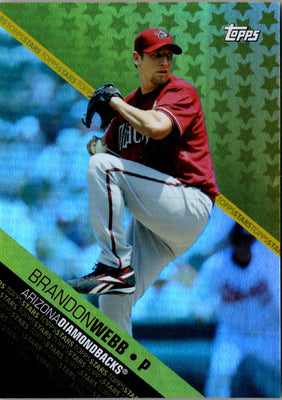 2008 Topps Stars Brandon Webb #TS9