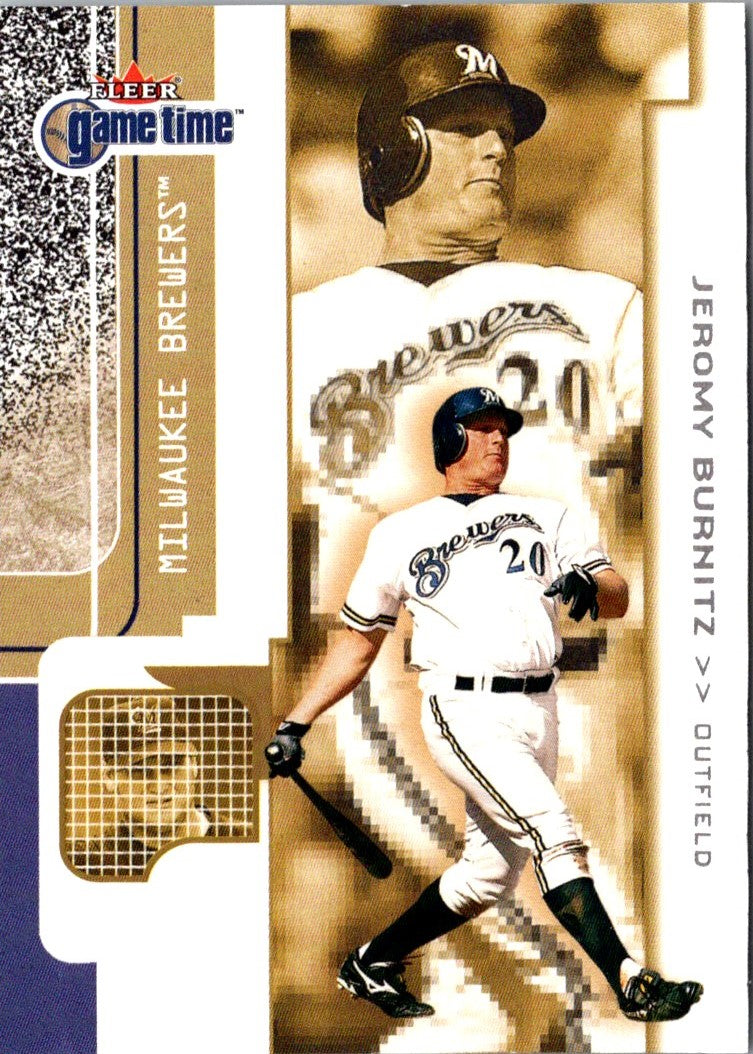 2001 Fleer Game Time Jeromy Burnitz