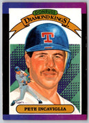 1989 Donruss Diamond Kings Pete Incaviglia