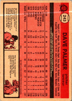 1981 Topps Dave Palmer #607