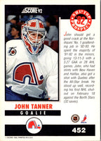 1992 Score John Tanner #452