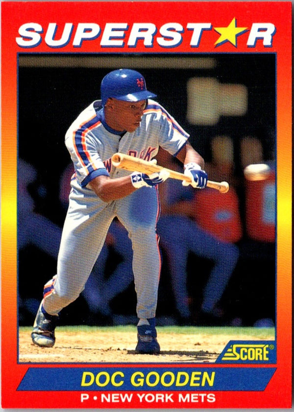 1992 Score 100 Superstars Doc Gooden #25