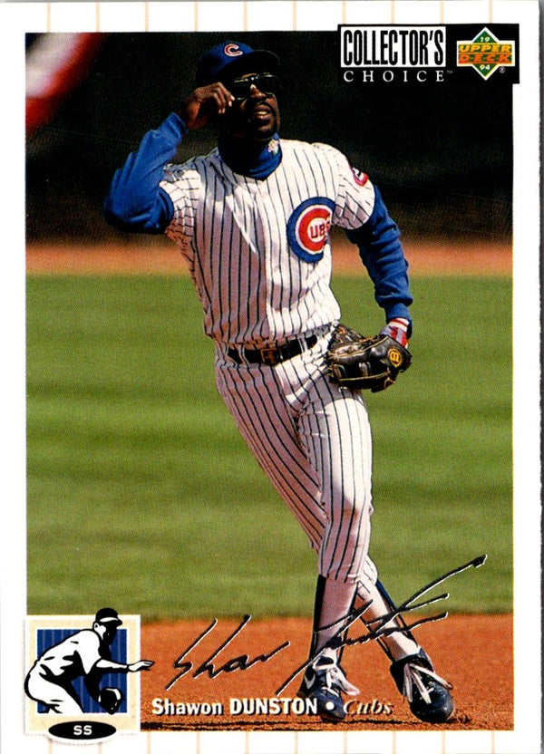 1994 Collector's Choice Silver Signature Shawon Dunston #363