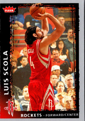 2008 Fleer Luis Scola #132