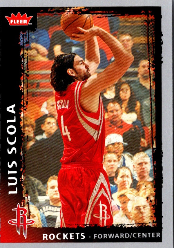 2008 Fleer Luis Scola #132