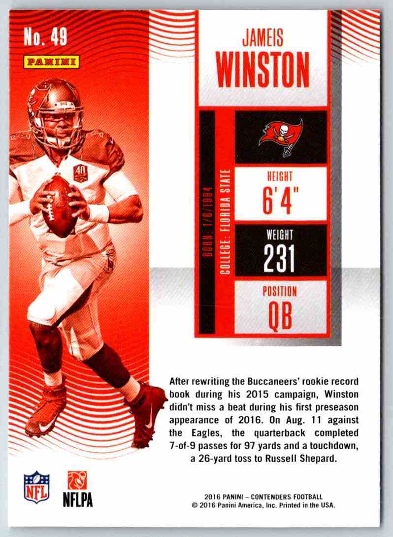 2016 Contenders Jameis Winston