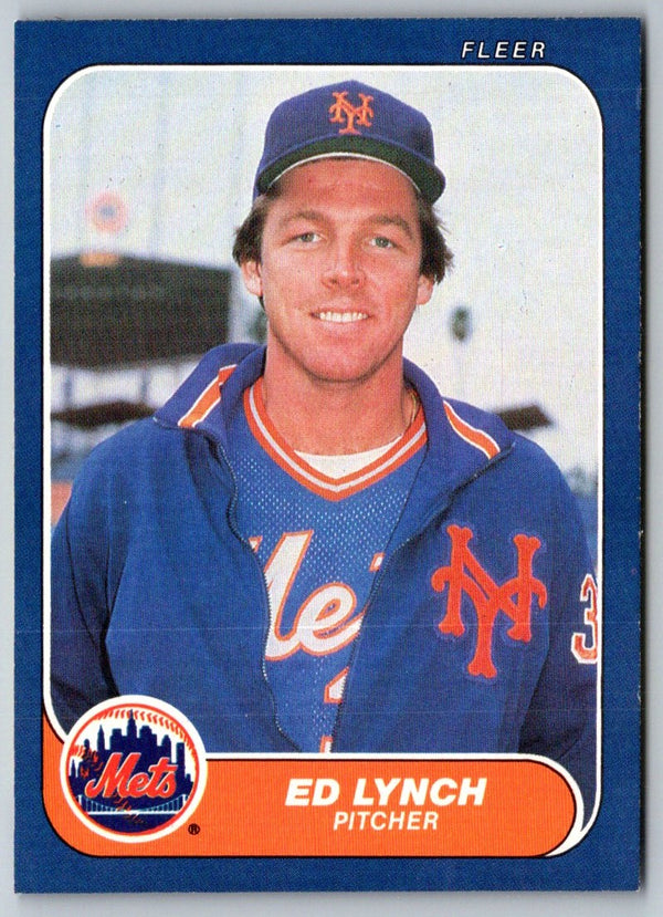 1986 Fleer Ed Lynch #88