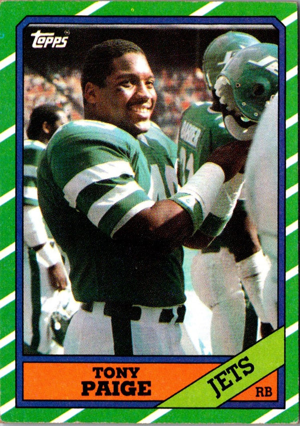 1986 Topps Tony Paige #97 Rookie