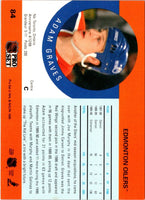 1990 Pro Set Adam Graves #84 Rookie