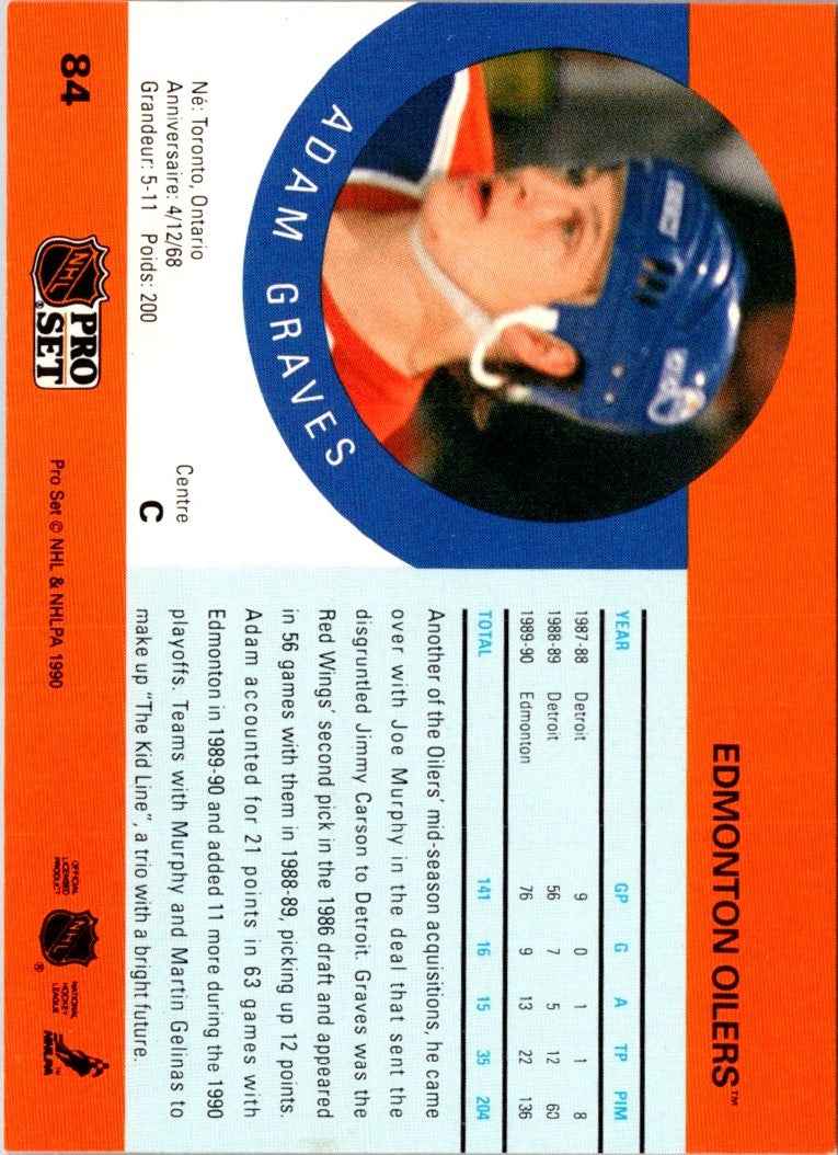 1990 Pro Set Adam Graves