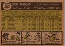 1961 Topps Ken Hamlin