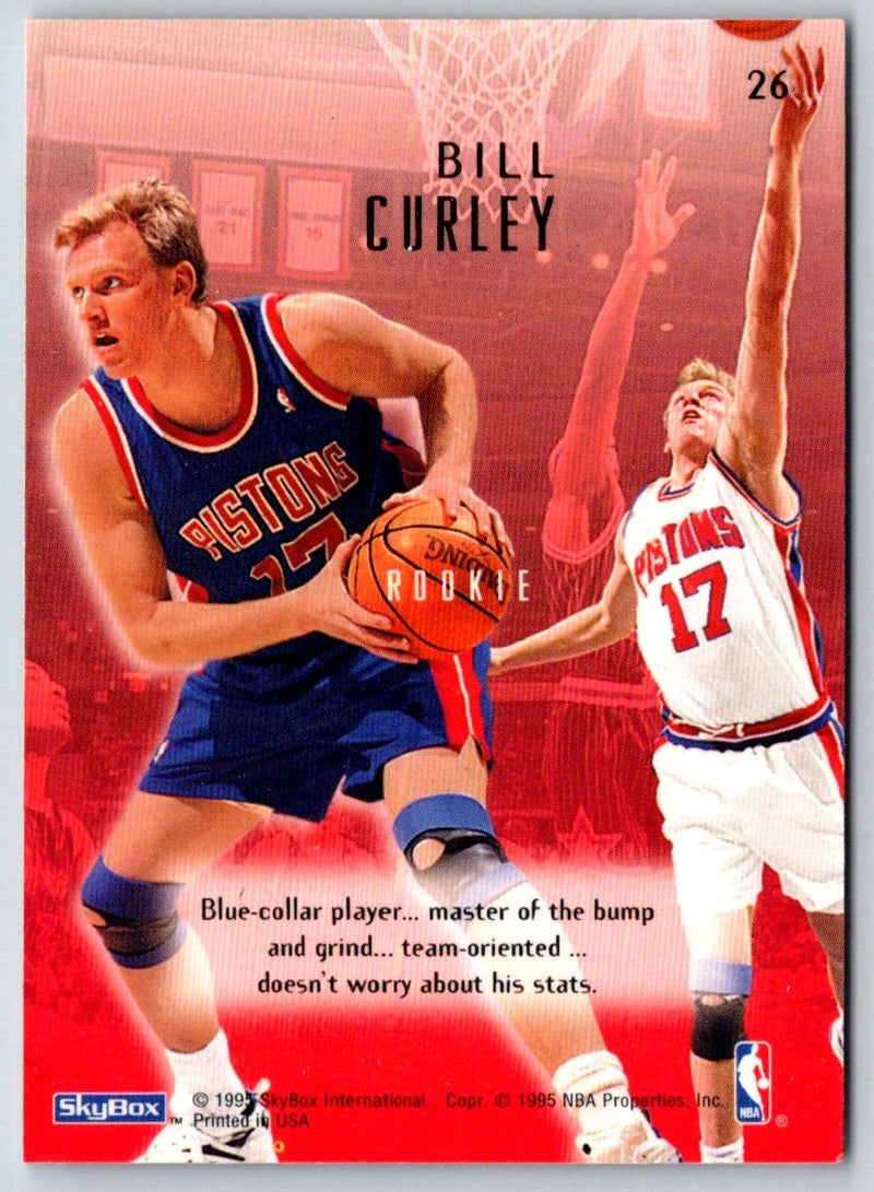 1994 SkyBox E-Motion Bill Curley