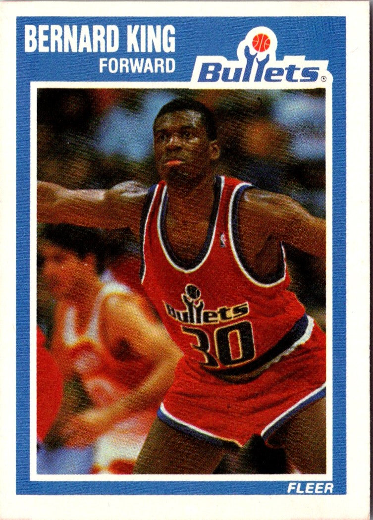 1989 Fleer Bernard King