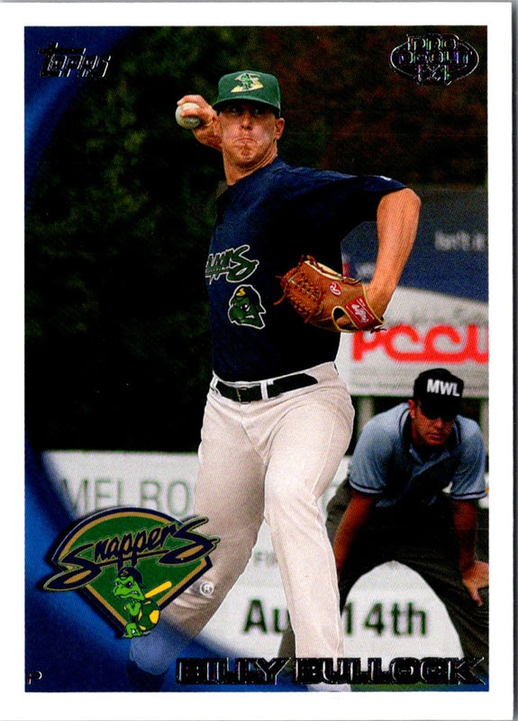 2010 Topps Pro Debut Billy Bullock #322