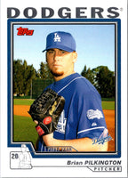 2004 Topps Traded & Rookies Brian Pilkington #T204 Rookie