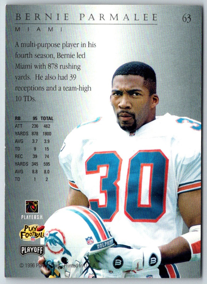 1996 Playoff Trophy Contenders Bernie Parmalee