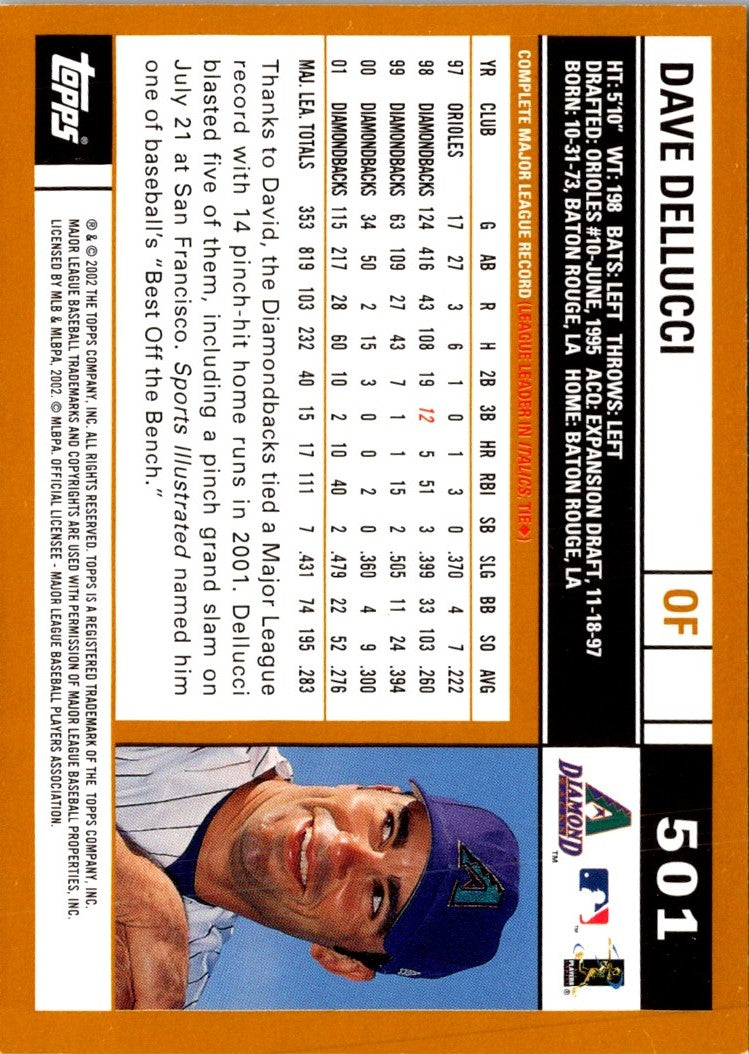 2002 Topps David Dellucci