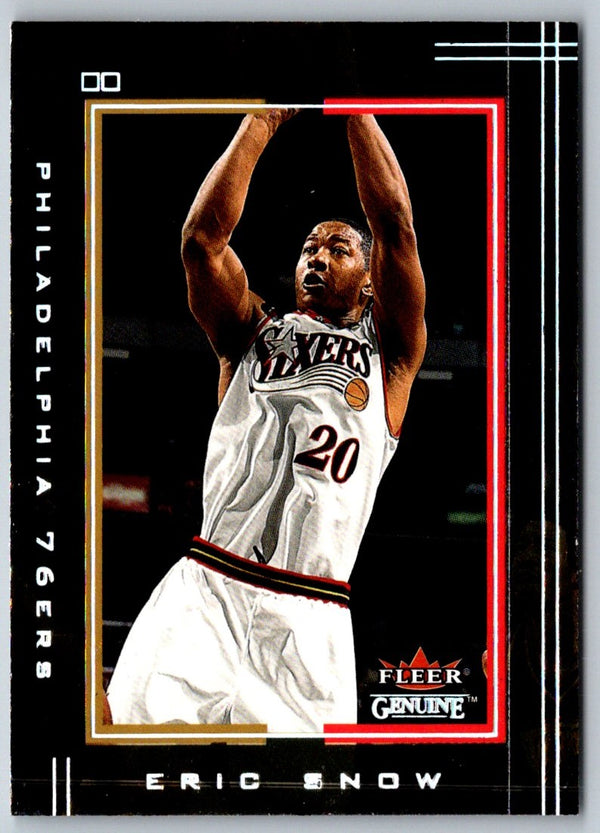 2001 Fleer Genuine Eric Snow #106