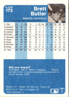 1984 Fleer Brett Butler #173