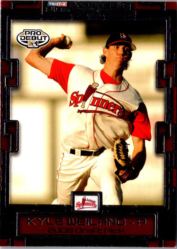 2008 TriStar Prospects Plus Kyle Weiland #105