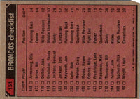 1980 Topps Otis Armstrong/Rick Upchurch/Steve Foley/Brison Manor #151