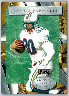 1996 Playoff Trophy Contenders Bernie Parmalee #63