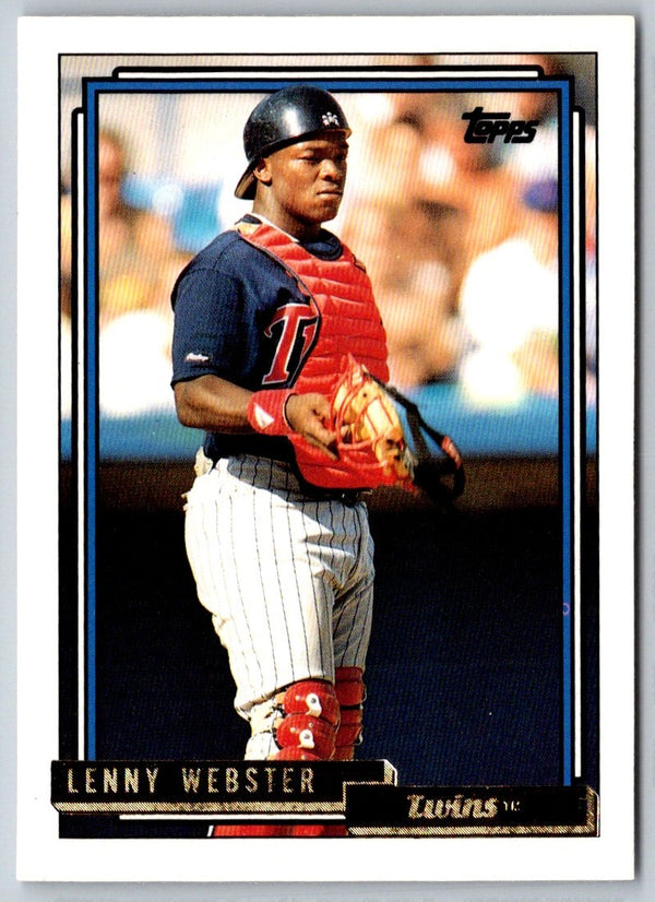 1992 Topps Lenny Webster #585