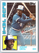 1984 Topps Jorge Orta